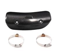ISJRJF Protector de Escape Protector de Tubo de Escape para Motocicleta, Protector térmico de silenciador con Pegatina Universal Protector térmico de Escape(L-YO Sticker)