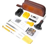 ISKDJBJG Kit de Herramientas Reparación Relojes 149 Piezas, Extractor de Pasadores Cadena de Reloj, Abridor Caja, Extractor Barra de Resorte, Herramientas Profesionales Reparación Relojes
