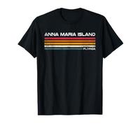 Isla Anna Maria Florida Retro Anna Maria Island Beach FL Camiseta