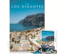 Isla Canaria Tenerife Rompecabezas para Adultos 1000 Piezas Desafío Mental Tiempo de Ocio Corte preciso Regalo Original (38x52cm)