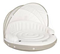 Intex Pools Isla hinchable 58292EU con toldo crema 199 x 150 cm