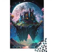 Isla Castillo de fantasía Puzzles 1000 Piezas Serie Art Collection Entretenimiento Creativo para Adultos Y Niños Mayores 70x50cm/1000pcs