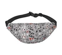 Isla con playa de arena y palmera adecuada para deportes, correr, viajar, al aire libre, riñonera unisex para hombres y mujeres, Modelo de moda francesa, Talla única, Mochila para bicicleta