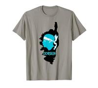 Isla Córcega Mapa Francia Córcega Camiseta
