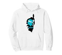 Isla Córcega Mapa Francia Córcega Sudadera con Capucha
