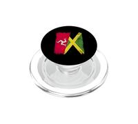 Isla de Man Jamaica Bandera Manx Jamaicana PopSockets PopGrip para MagSafe
