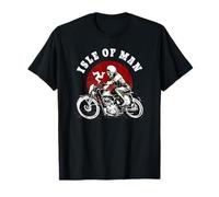 Isla De Man Motocicleta Carreras Manx Bicicleta Turística Rojo 3 Patas Camiseta