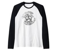Isla de Man TT Carreras, Hombre y Máquina Camiseta Manga Raglan