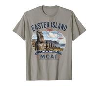 Isla de Pascua - Estatuas Moai Vintage Rapa NUI - Chile Camiseta