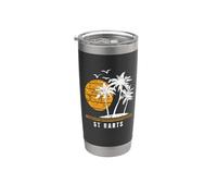 Isla de San Bartolomé, recuerdo de las vacaciones en el Cari Vaso térmico de acero inoxidable de doble pared