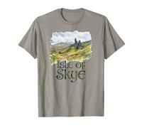 Isla de Skye Escocia Acuarela Viejo Hombre de Storr Acuarela Camiseta