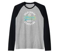 Isla de Skye Escocia Departamento Atlético de Cardo Escocés Camiseta Manga Raglan