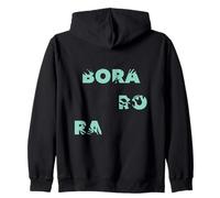 Isla de vacaciones de las flores - Travel Bora Bora Sudadera con Capucha