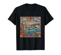 Isla del Caribe Gran Caimán Camiseta gráfica económica