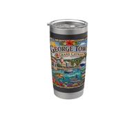 Isla del Caribe Gran Caimán Vaso térmico de acero inoxidable de doble pared