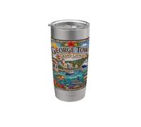 Isla del Caribe Gran Caimán Vaso térmico de acero inoxidable de doble pared