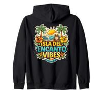 Isla del Encanto Vibes Coquí Tropical Sudadera con Capucha