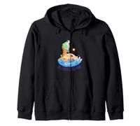 Isla Desierta Postre Divertido en la Playa Helado Sudadera con Capucha