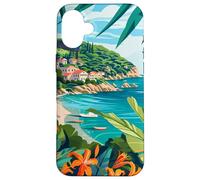 Isla Elba Italia Arte Minimalista Carcasa para iPhone 16 Plus