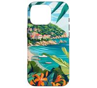 Isla Elba Italia Arte Minimalista Carcasa para iPhone 16 Pro