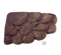 Isla flotante para reptiles, plataforma solar magnética de resina con rocas naturales, isla acuática para tortugas y animales semiacuáticos, for acuarios y terrarios