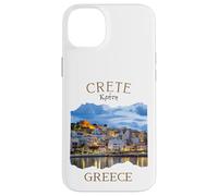 Isla griega Creta Grecia con Rethimno Town Harbour Carcasa para iPhone 14 Plus