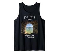 Isla Griega Paros Grecia Grecia Souvenir de vacaciones Mujeres Hombres Camiseta sin Mangas