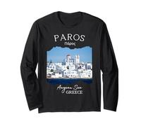 Isla Griega Paros Grecia Grecia Souvenir de vacaciones Mujeres Hombres Manga Larga