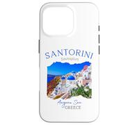 Isla Griega Santorini Grecia Grecia Greek Village Carcasa para iPhone 16 Pro