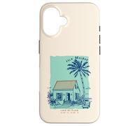 Isla Holbox México Souvenir Yucatán Vintage Beach Art Carcasa para iPhone 16