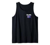 Isla islandés Idioma Patriótico Islandés Bandera Orgullo Camiseta sin Mangas