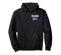 Isla islandés Idioma Patriótico Islandés Bandera Orgullo Sudadera con Capucha