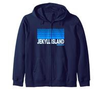 Isla Jekyll GA - Isla Jekyll Georgia Acuático Sudadera con Capucha