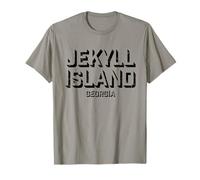 Isla Jekyll Georgia - Jekyll Island GA Block Camiseta