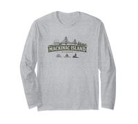 Isla Mackinac, Michigan, EE. UU., Novedad Minimalista clásica Manga Larga