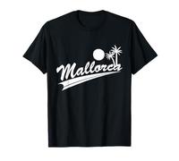 Isla Mallorca con Palmeras Camiseta