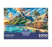 Isla Mauricio Rompecabezas 1000 Piezas para Adultos Y Niños, Puzzle Entretenimiento Creativo En Familia 38x26cm/1000pcs