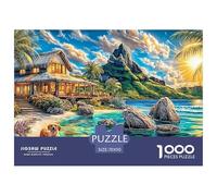 Isla Mauricio Rompecabezas 1000 Piezas para Adultos Y Niños, Puzzle Entretenimiento Creativo En Familia 70x50cm/1000pcs