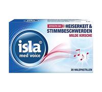 isla med voice milde Kirsche Halspastillen, 20 pzas Pastillas