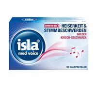 isla med voice milde Kirsche Halspastillen, 50 pzas Pastillas