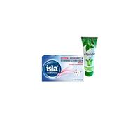 Isla med Voice - Pastillas para el cuello, 20 unidades, incluye crema de manos de vitenda, para ronquera e irritación de las cuerdas vocales, con complejo hidrogel y musgo islandés