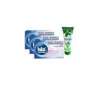 Isla med Voice - Pastillas para el cuello (3 paquetes de 20 unidades, incluye crema de manos de Vitenda, para ronquera y irritación de las cuerdas vocales, con complejo de hidrogel y musgo islandés)