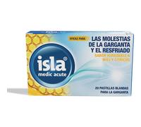 Isla Medic Acute Pastillas Blandas para Garganta Miel y Cítricos 20 pastillas
