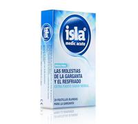 Isla - Medic Acute Pastillas Garganta Musgo Islandia, Herbal Fuerte, 20 Uds | Alivio Dolor y Resfriado, Adultos y Niños desde 6 Años, Pastillas Blandas, para Chupar, Extra
