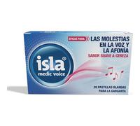 Isla Medic Voice Pastillas Blandas para Garganta Cereza 20 pastillas