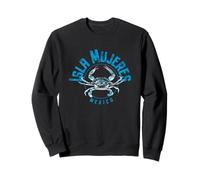 Isla Mujeres México Diseño de cangrejo Sudadera
