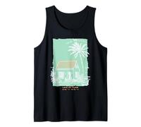 Isla Mujeres México Souvenir Cancún Vintage Beach Art Camiseta sin Mangas