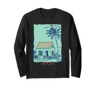 Isla Mujeres México Souvenir Cancún Vintage Beach Art Manga Larga