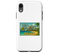 Isla Mujeres México Vintage Travel Souvenir Post Art Graphic Carcasa para iPhone XR