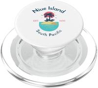 Isla Niue en el Pacífico Sur PopSockets PopGrip para MagSafe